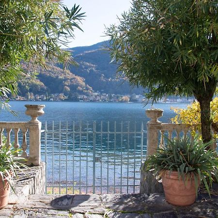 Residence Ville Lago Lugano Porto Ceresio Exteriör bild