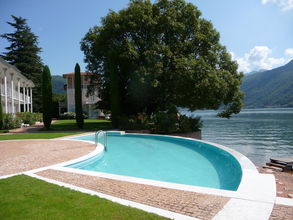 Residence Ville Lago Lugano Porto Ceresio Exteriör bild