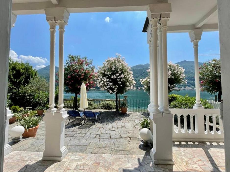 Residence Ville Lago Lugano Porto Ceresio Exteriör bild